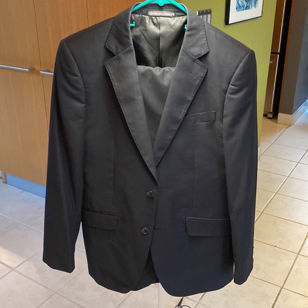 Armani Wool Blend Single Breast 2 piece Suit ‼️MOVING- EVERYTHING MUST GO‼️